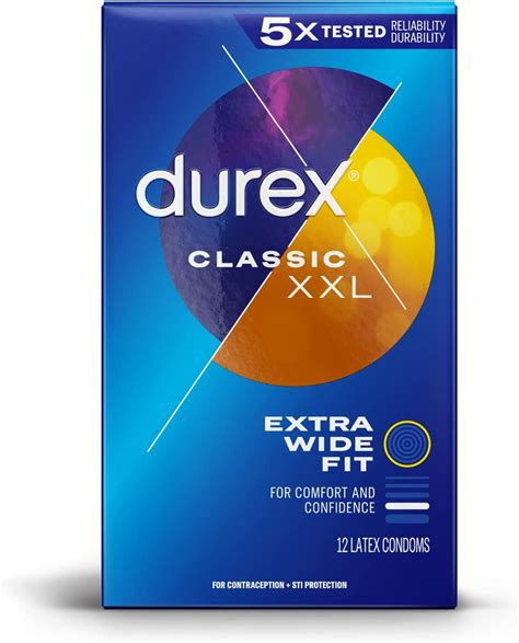 durex xxl width|Durex Condom XXL Longer & Wider Natural Latex。